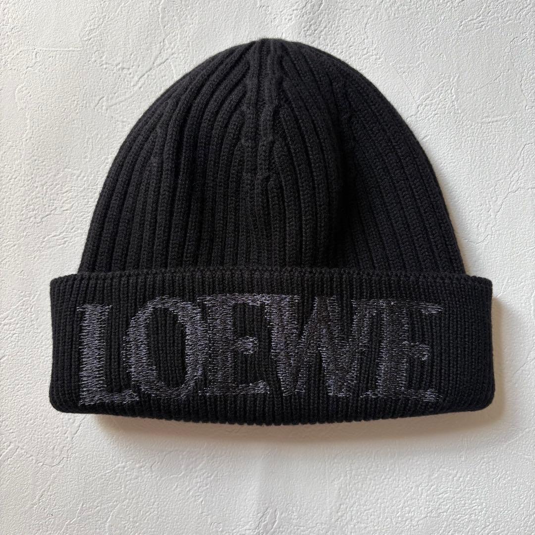 ラスト1点！LOEWE ロエベ ウール ビーニー ニット帽