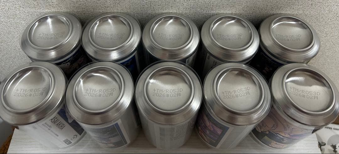 よふかしのうた 自販機 ラベル缶 ステッカー コンプリート 10本 セット