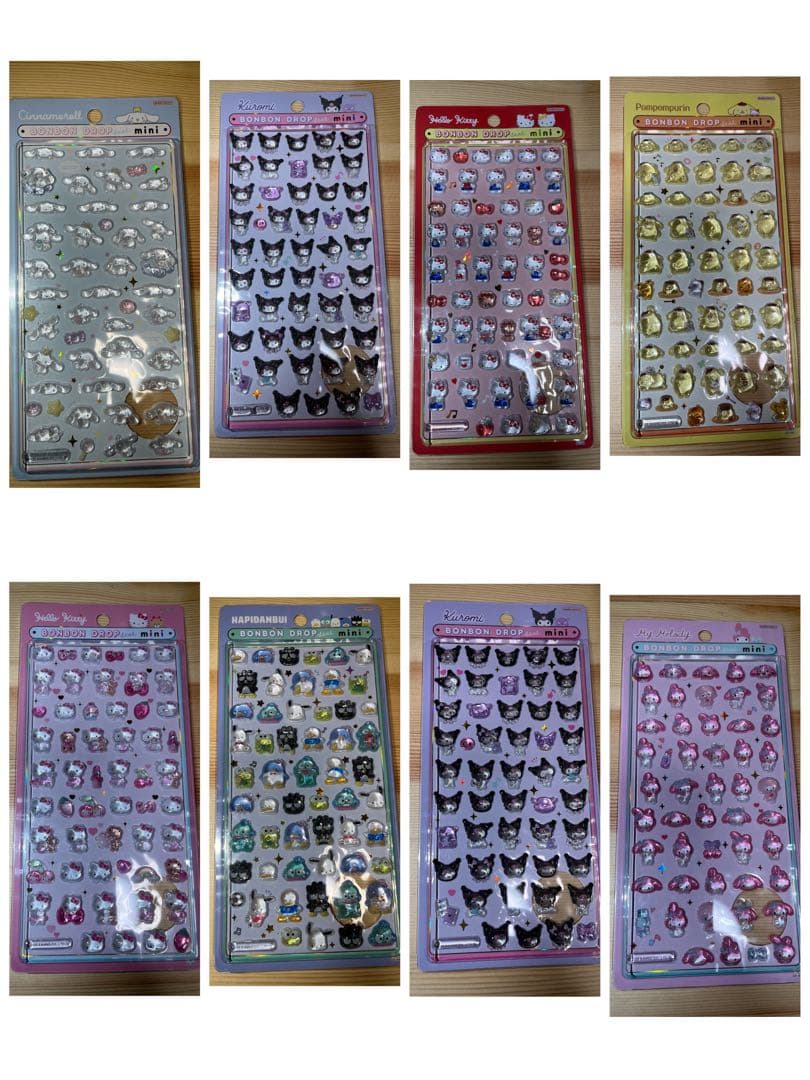 サンリオ ボンボンドロップmini 8種類セットコンプリートボンボンドロップミニ