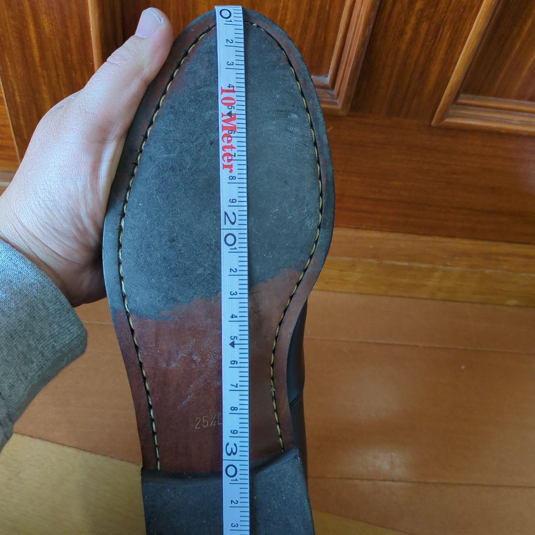 REGAL ブラックレザー キャップトゥ ドレスシューズ フォーマル25.5EE