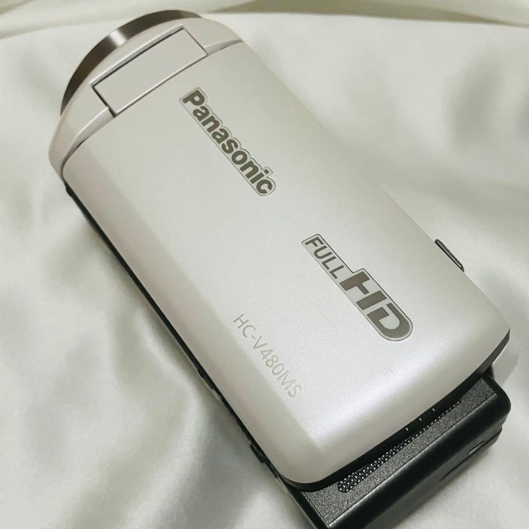 Panasonic パナソニック HC-V480MSビデオカメラ 90倍ズーム