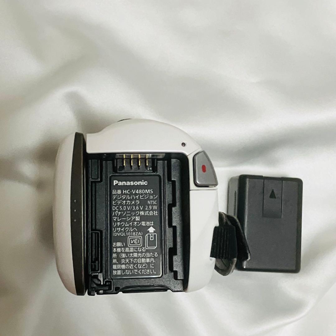 Panasonic パナソニック HC-V480MSビデオカメラ 90倍ズーム