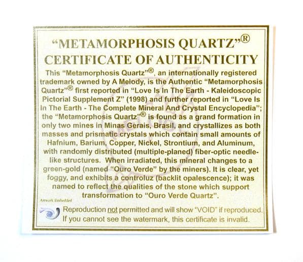 【A.Melody♪保有】 メタモルフォーシス ペンダントトップ§証明書付き