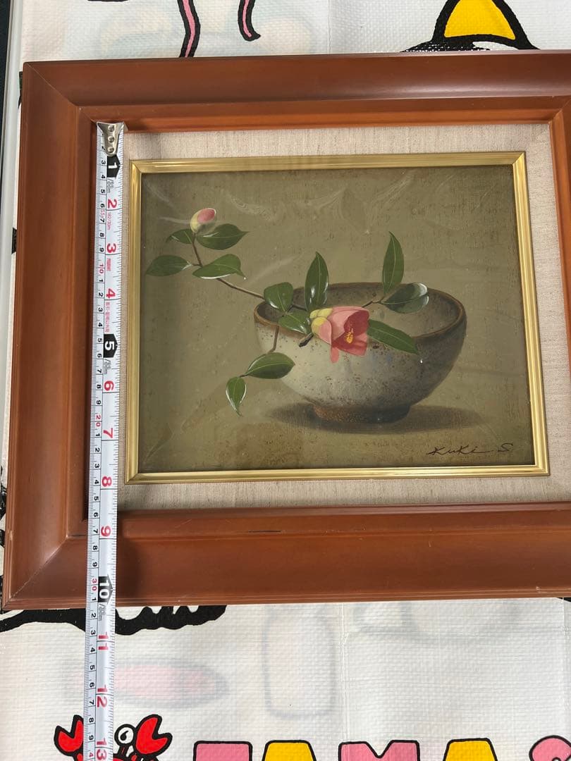 Kuki S. 花瓶と花の日本画