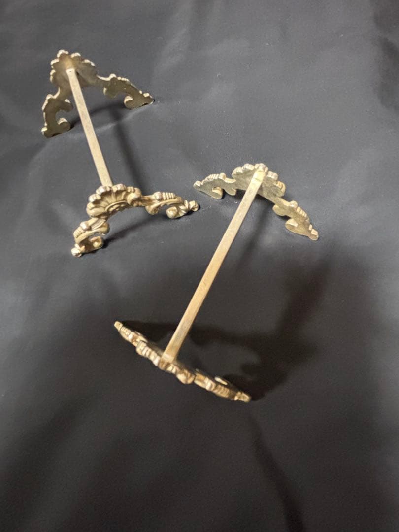 シルバーカトラリーレスト2個　ペンレスト