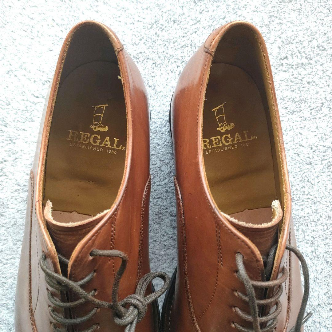 リーガル　V182　グッドイヤーウェルト製法　レザーソール　【26.5㎝】茶色