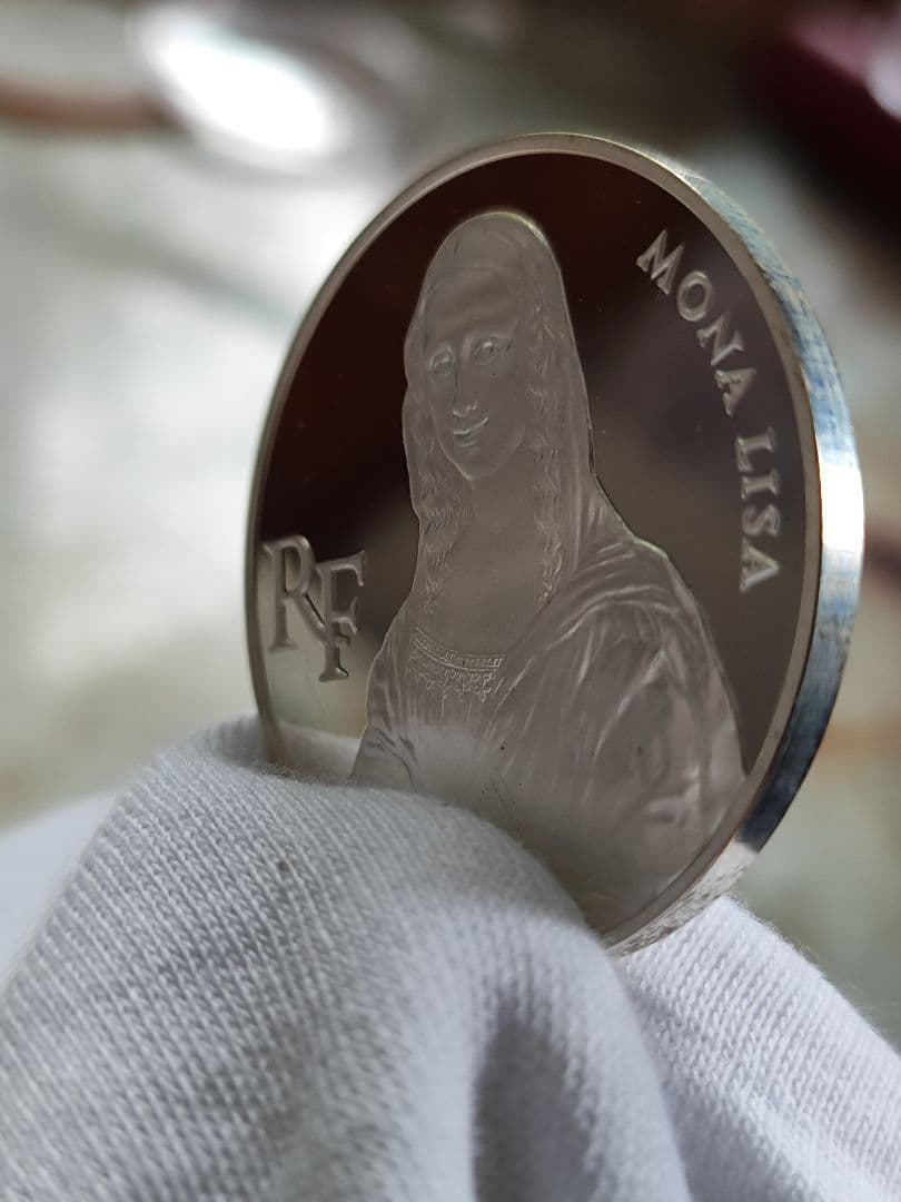 1993年モネドパリ プルーフ銀貨３点セットルーヴル美術館 100フラン