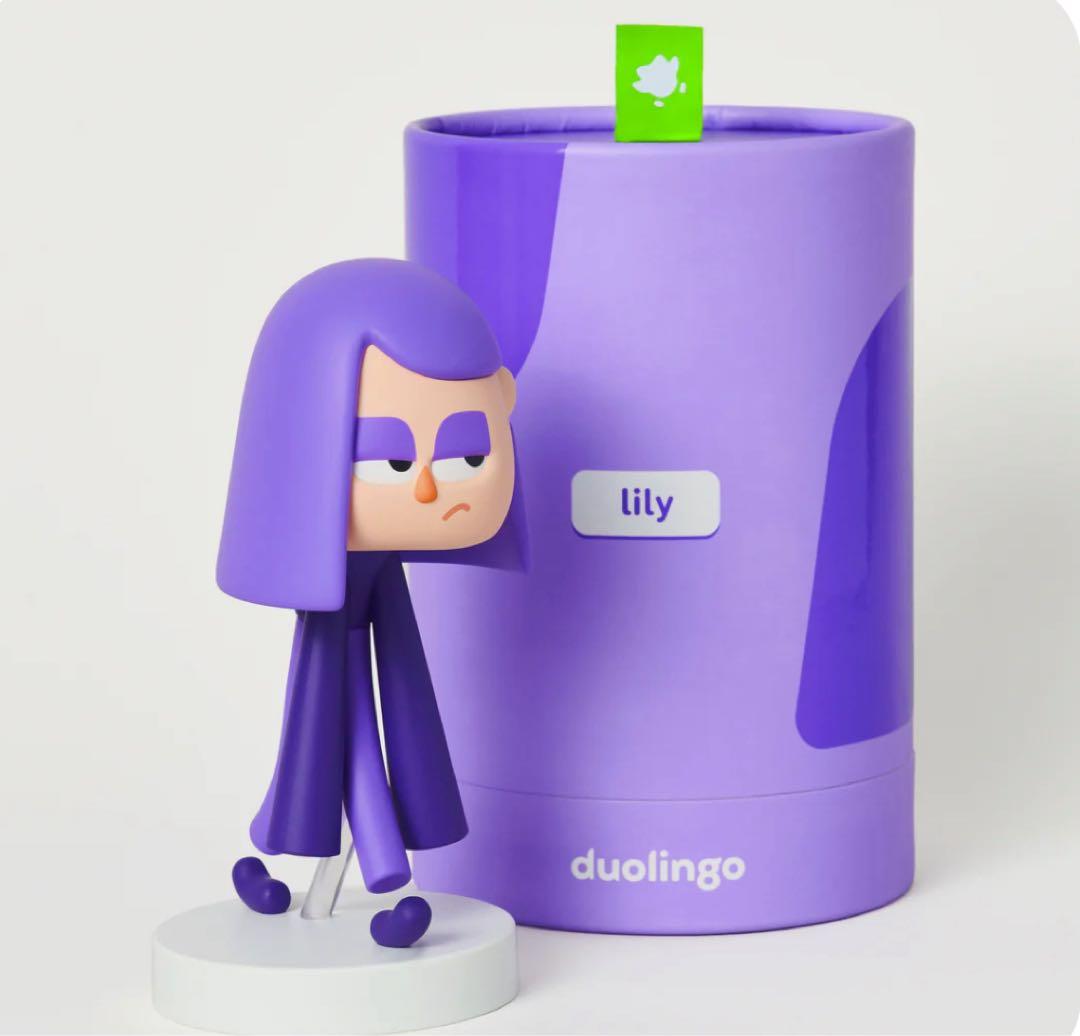 duolingo Lilyリリー フィギュアとキーリングセット