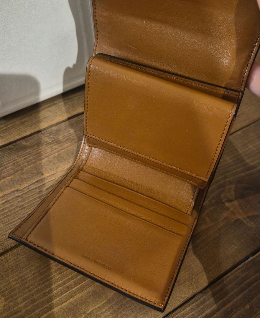 【箱有り】CELINE 三つ折り財布 ベージュ/ブラウン