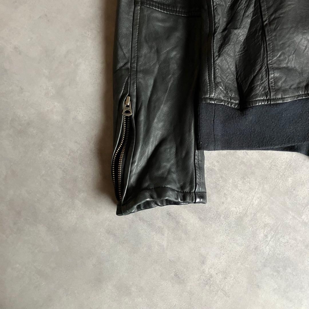 ジャケット・アウター 00s y2k archive shama leather jacket