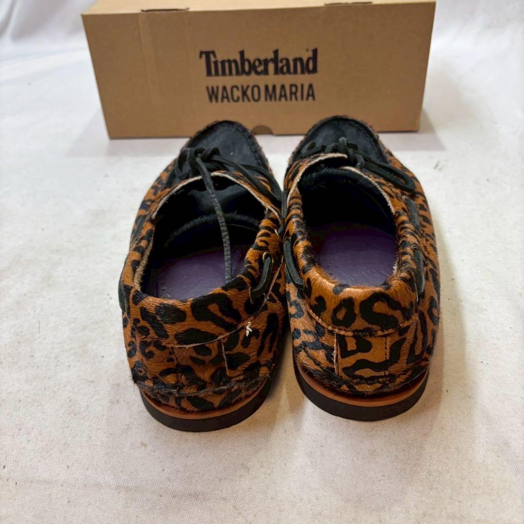 wackomaria timberland コラボ ボートシューズ ハラコ　箱付