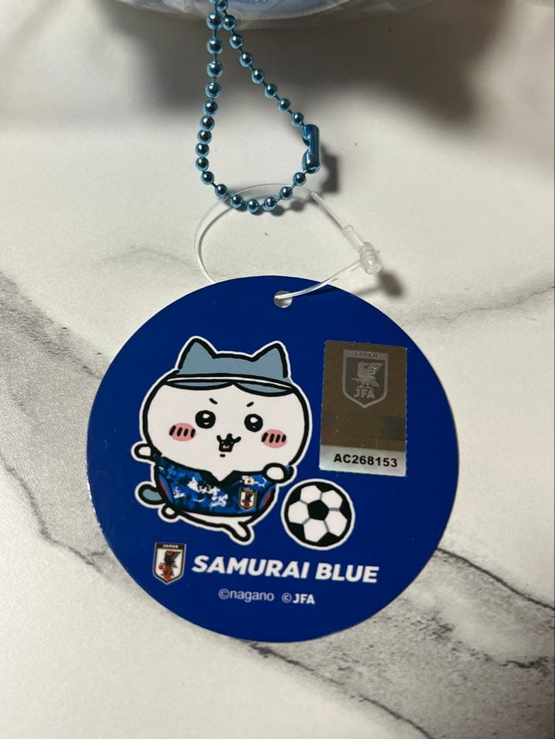ちいかわ ぷちミニマスコット ハチワレ サッカー 日本代表ver. レア