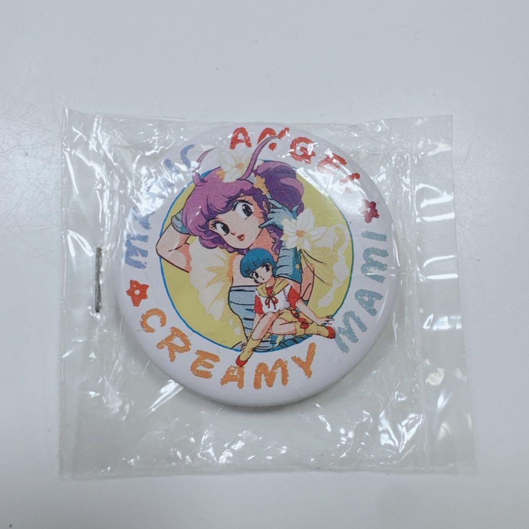 k1968 クリィミーマミ 缶バッジ 森沢優 レトロ アニメグッズ　レア