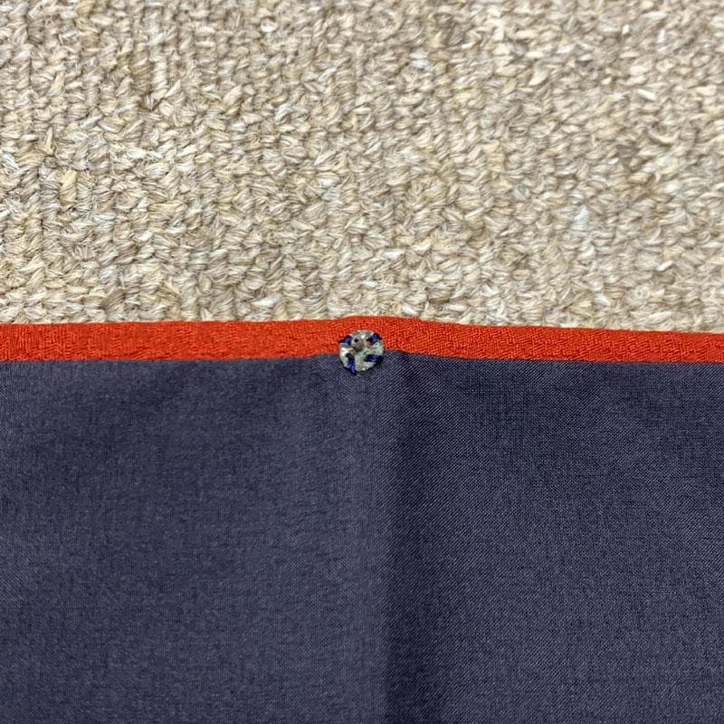 511z42〇こむさでもーど 色無地 中振袖 洒落紋 赤〇美品 成人式 結婚式