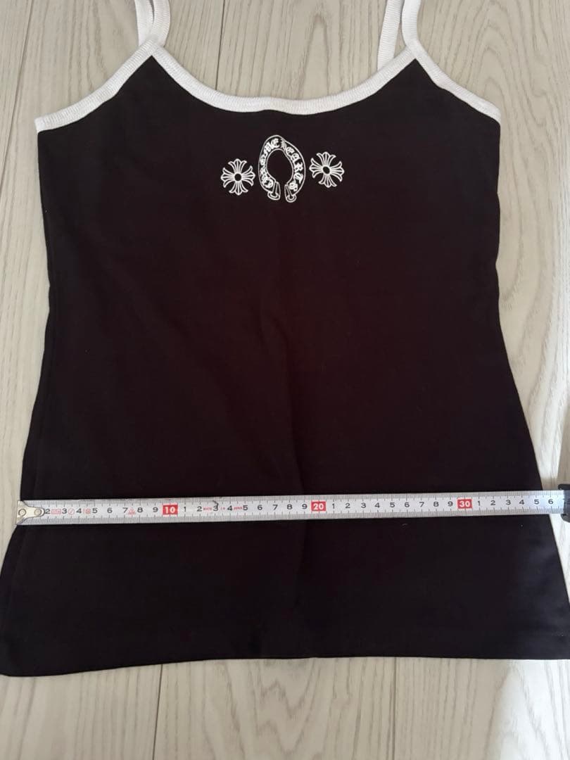 CHROME HEARTS クロムハーツ　ブラック　キャミソール　タンクトップ