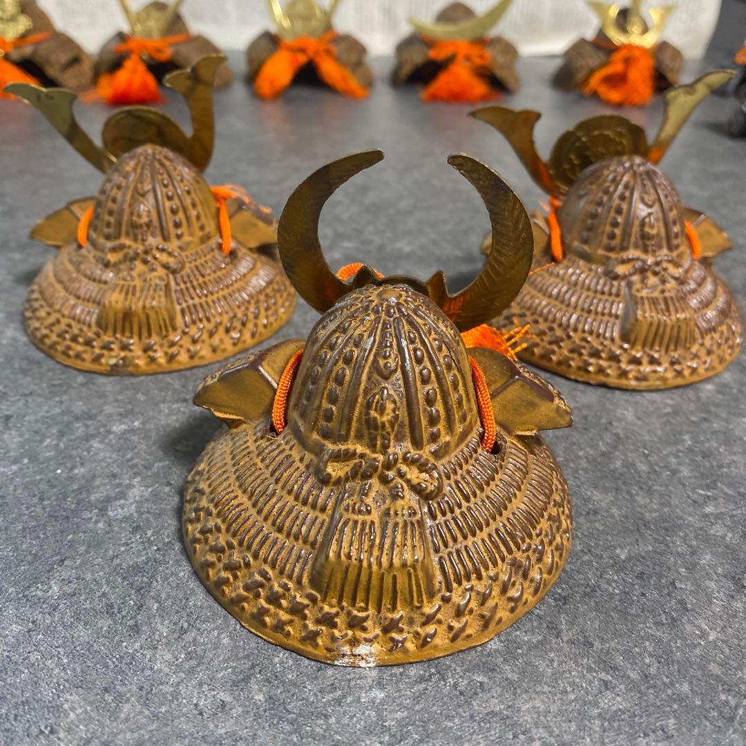 豆兜15点セット　戦国武将　兜