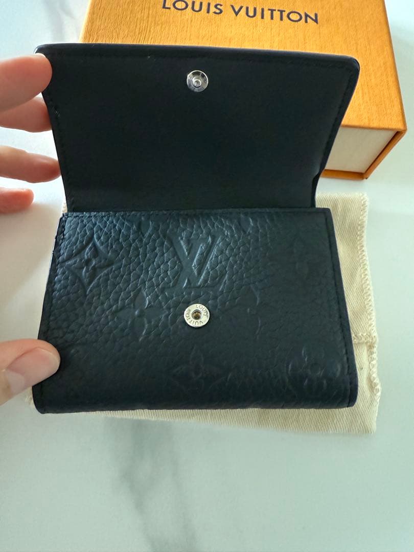 けけさん専用LOUIS VUITTON ブラック 三つ折り財布