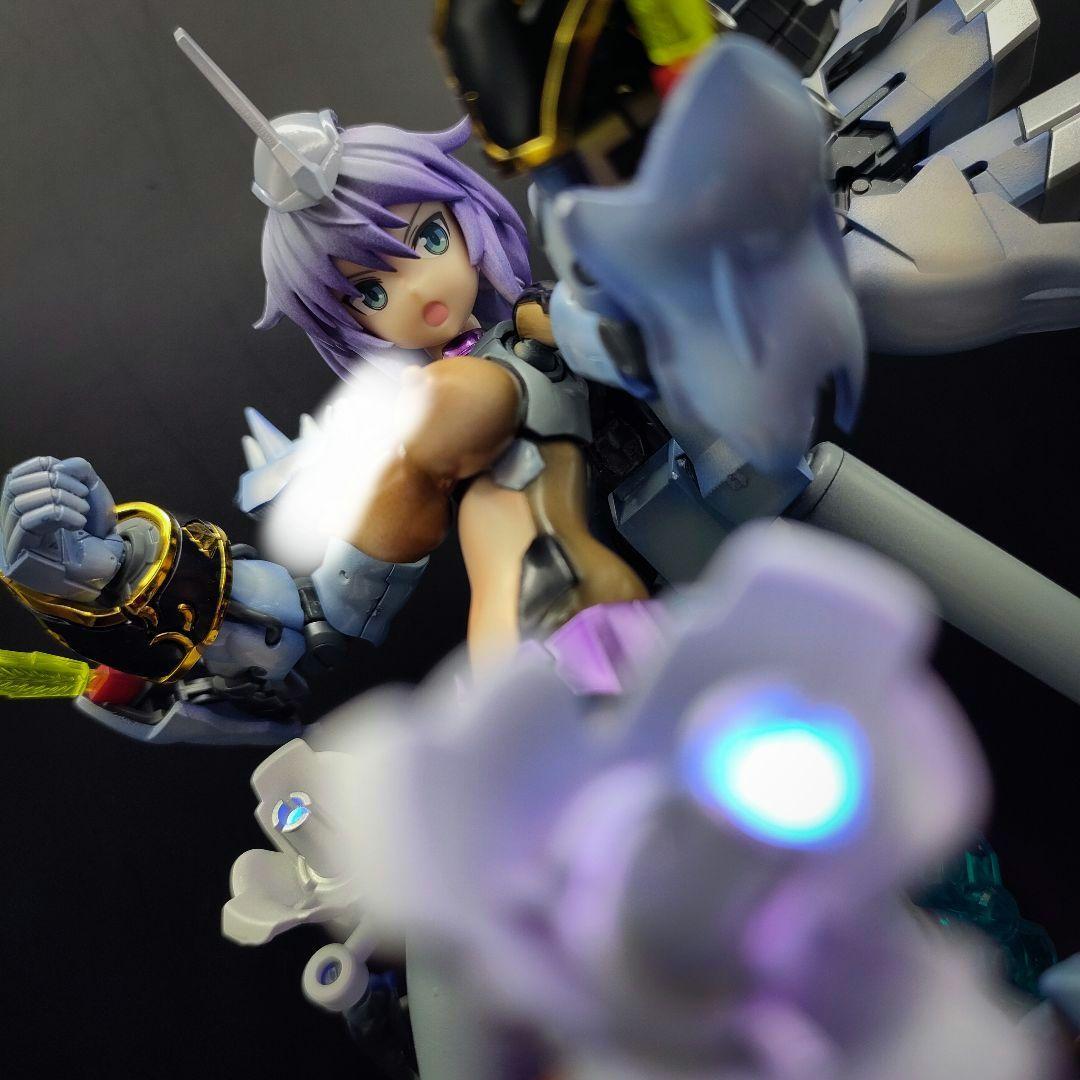 ミキシング塗装完成品　高機動強襲　白銀塗装　美プラ