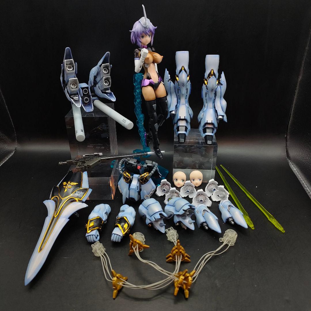 ミキシング塗装完成品　高機動強襲　白銀塗装　美プラ