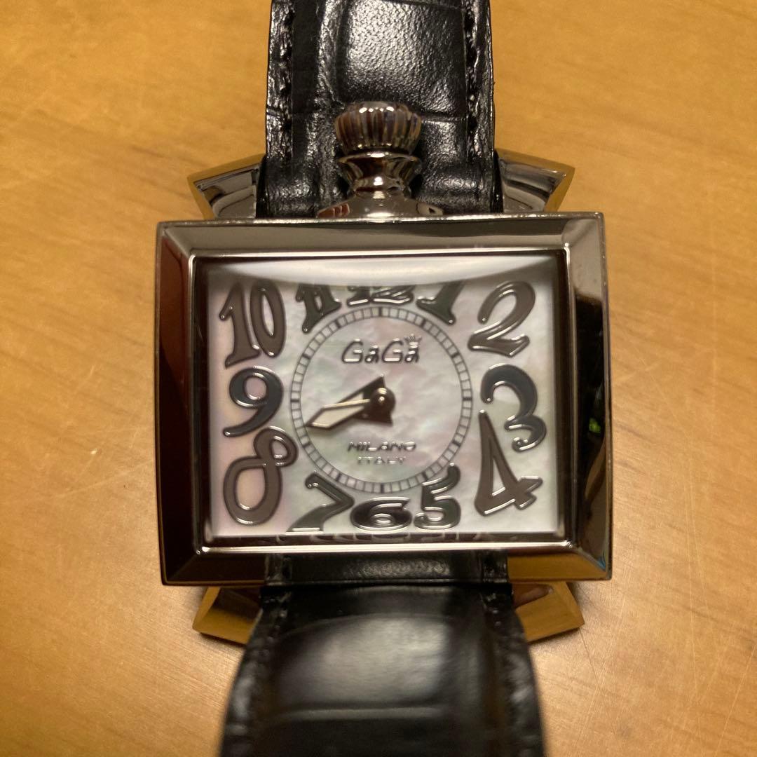 ガガミラノ　ナポレオーネ　レザーベルト時計