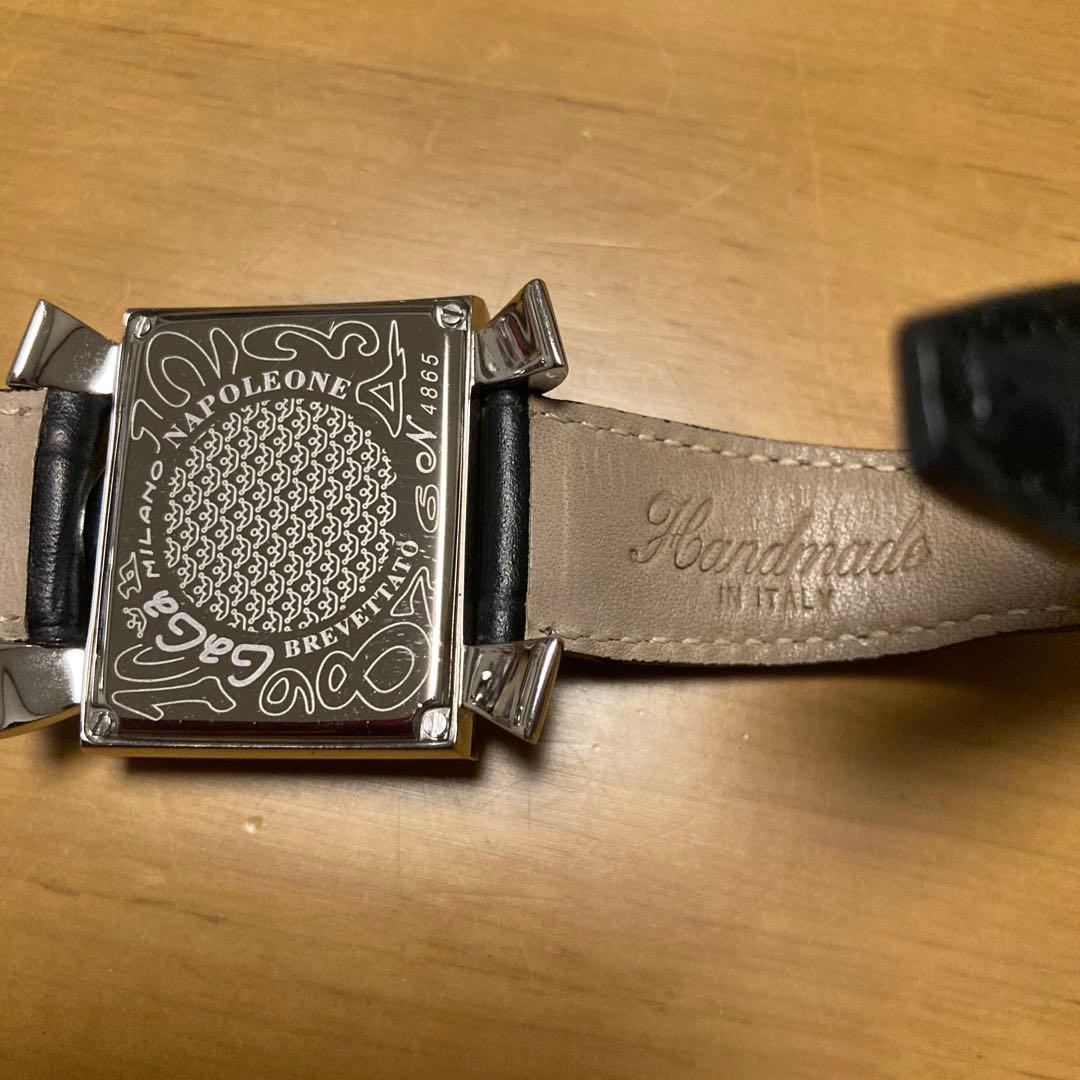 ガガミラノ　ナポレオーネ　レザーベルト時計