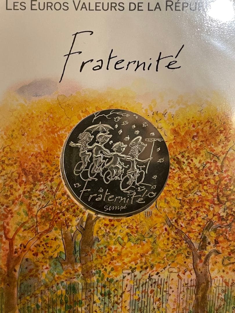 コレクション用 フランス10ユーロ記念銀貨2014年 12枚組(純銀量約70g)