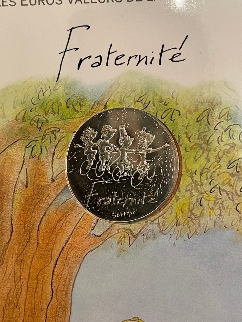 コレクション用 フランス10ユーロ記念銀貨2014年 12枚組(純銀量約70g)