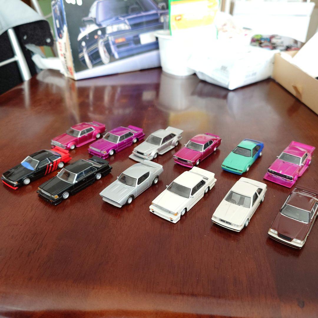 優奈グラチャンコレクションミニカー54台セットとグラチャンステッカー