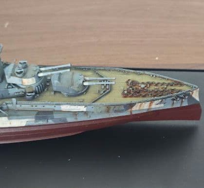 トランペッター 1/700 イギリス海軍 戦艦 ウォースパイト