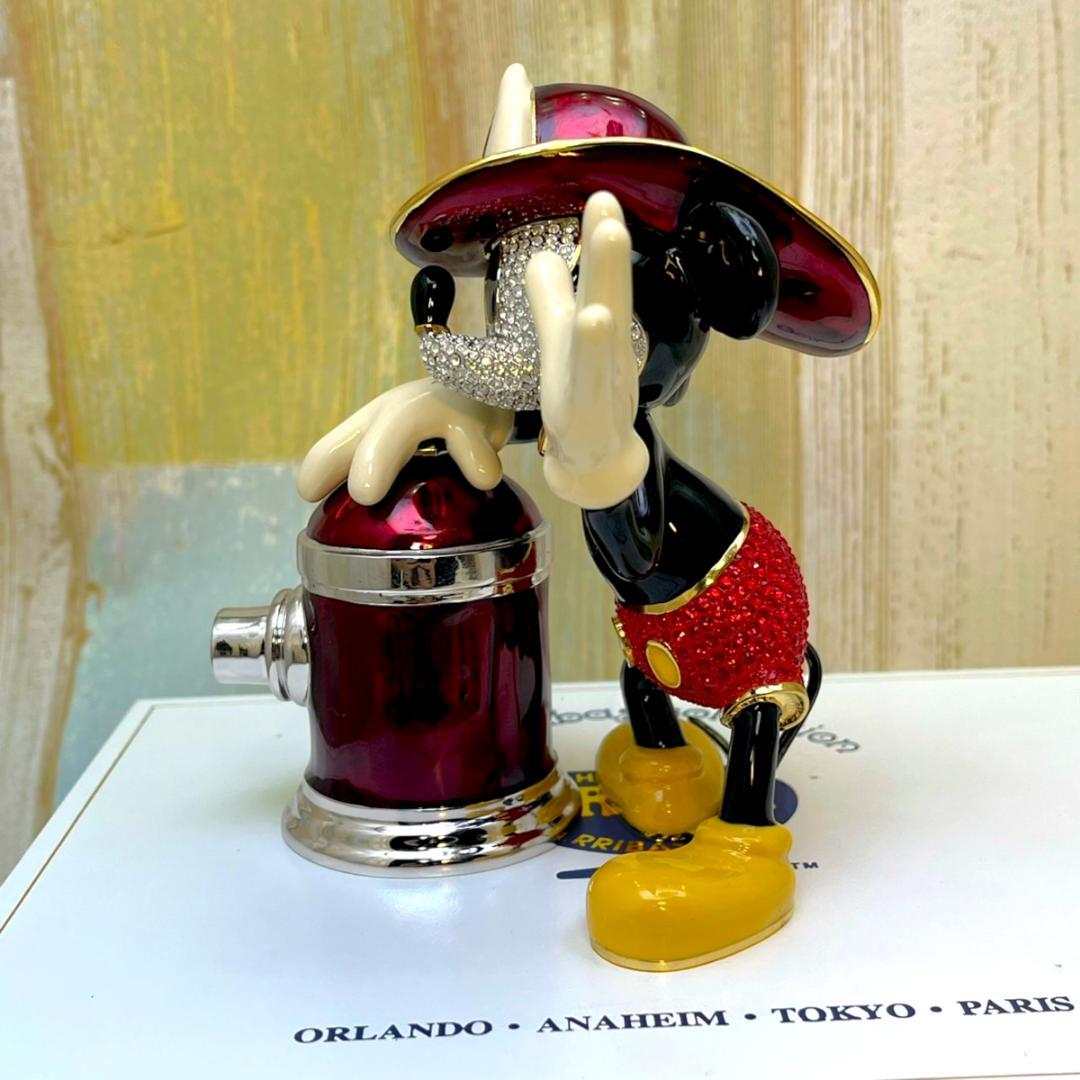 定価11万円レア★ミッキーの消防隊 アリバス・ブラザーズ スワロフスキー