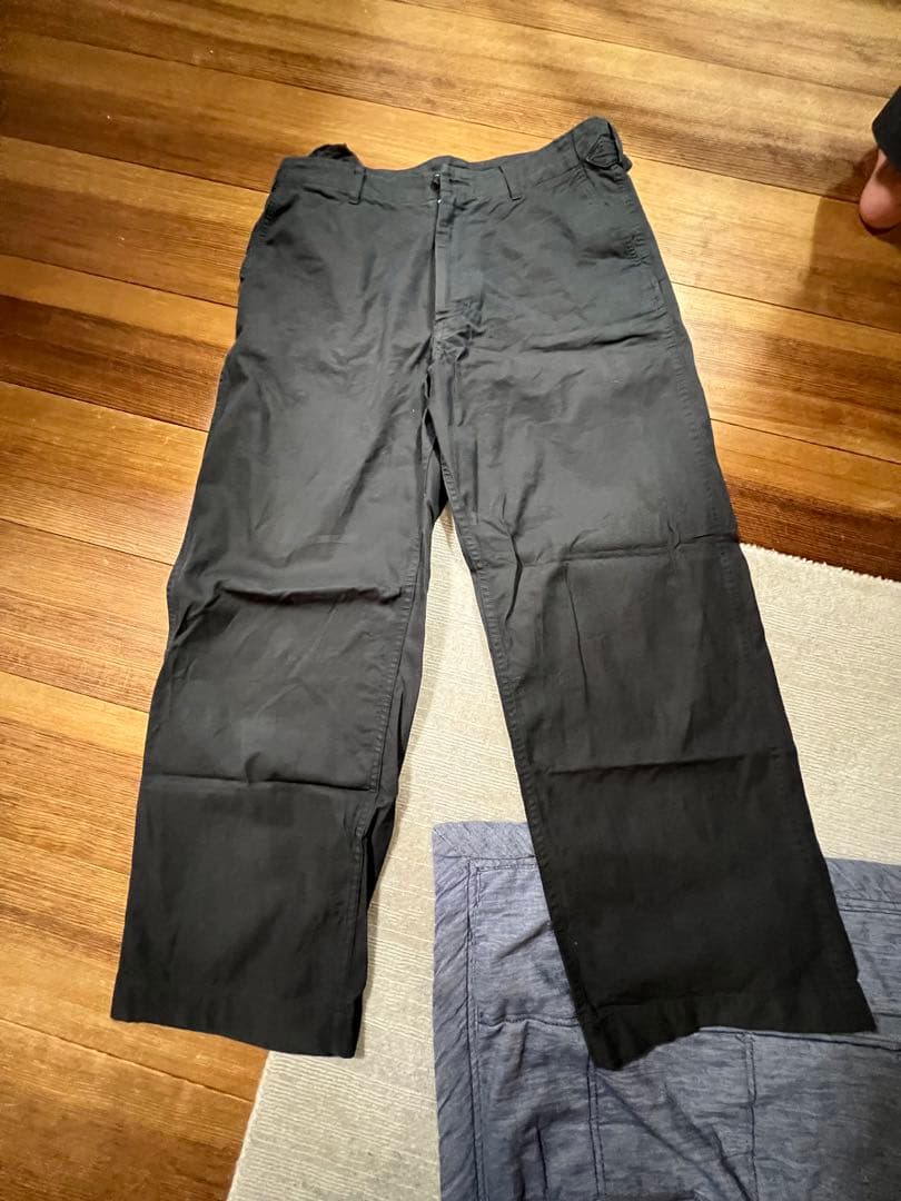 パンツ AURALEE cotton wide pants