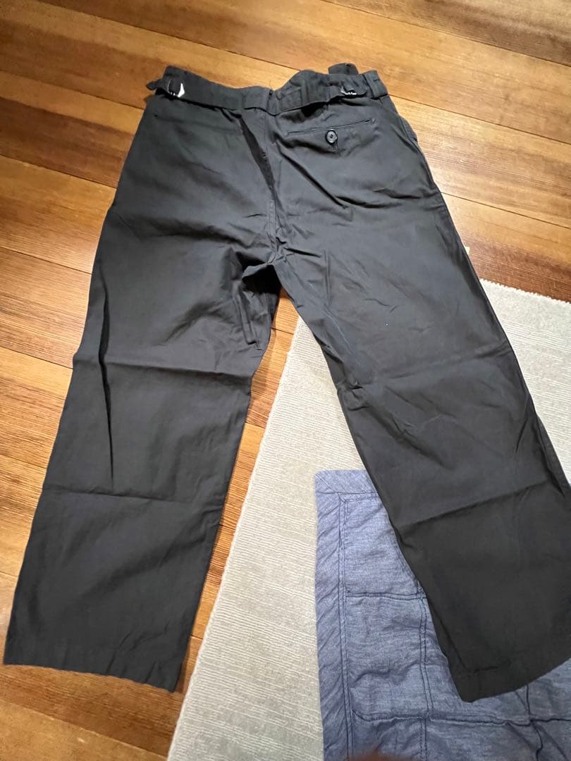 パンツ AURALEE cotton wide pants