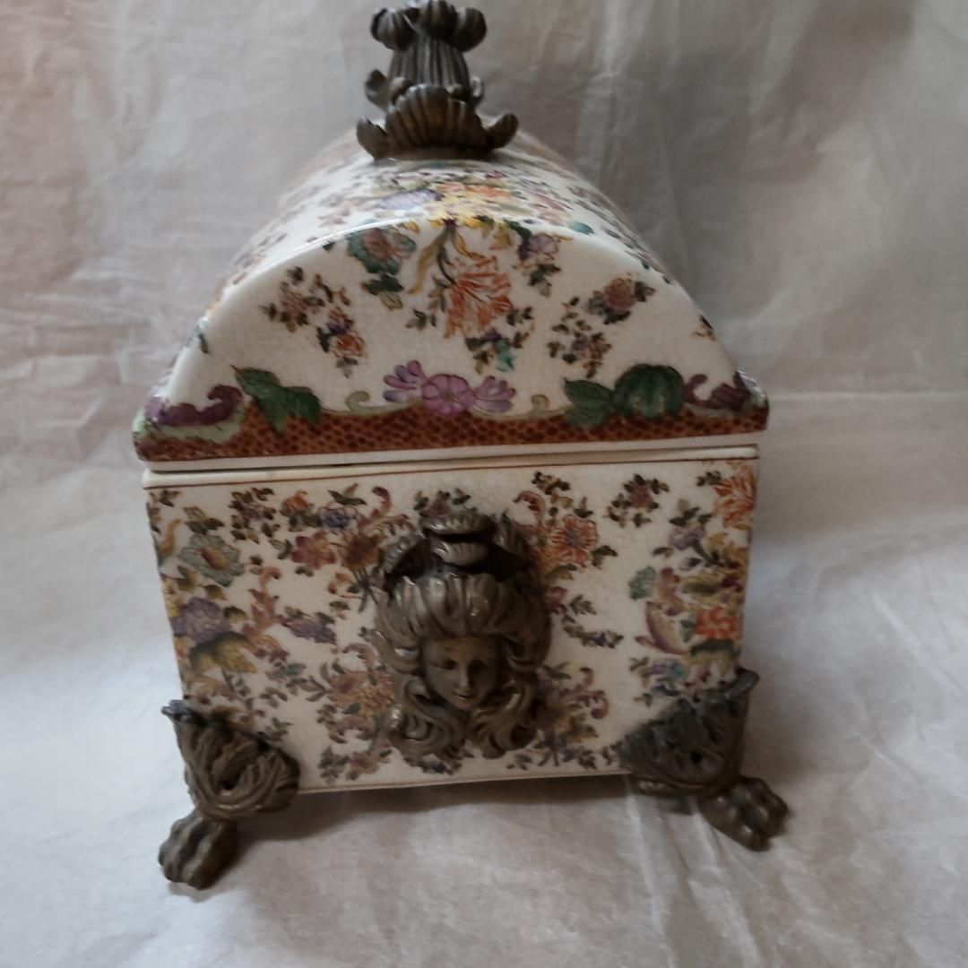 シノワズリ　ボックス オリエンタル 　インテリア アンティークモダン