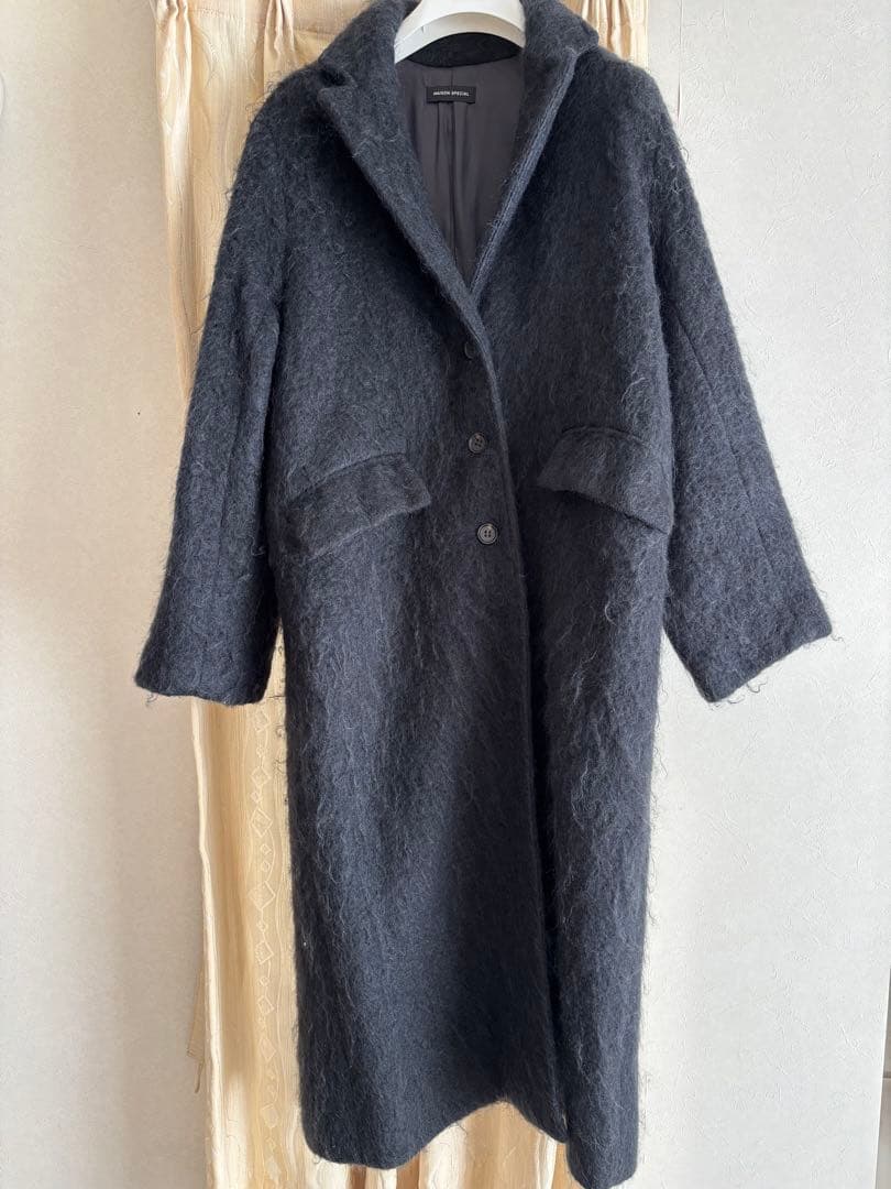 MAISON SPECIAL モヘアシャギーチェスターコート