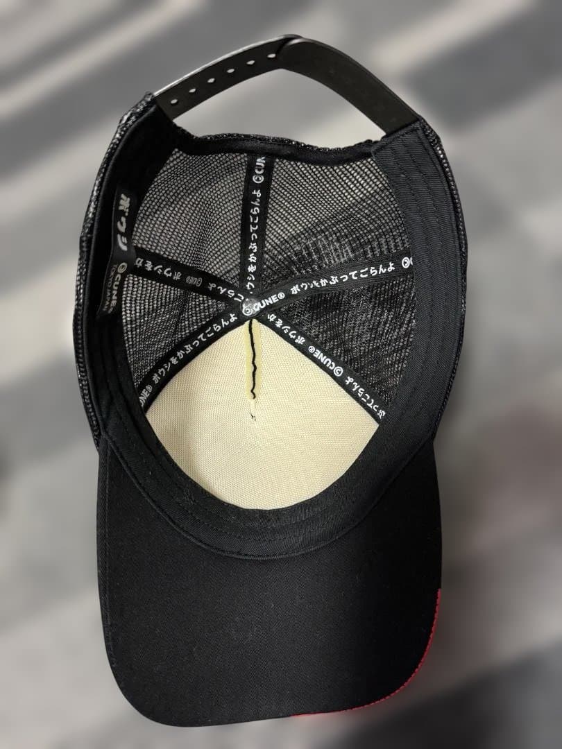 CUNE　メッシュ　キャップ　21S1 毛糸と猫