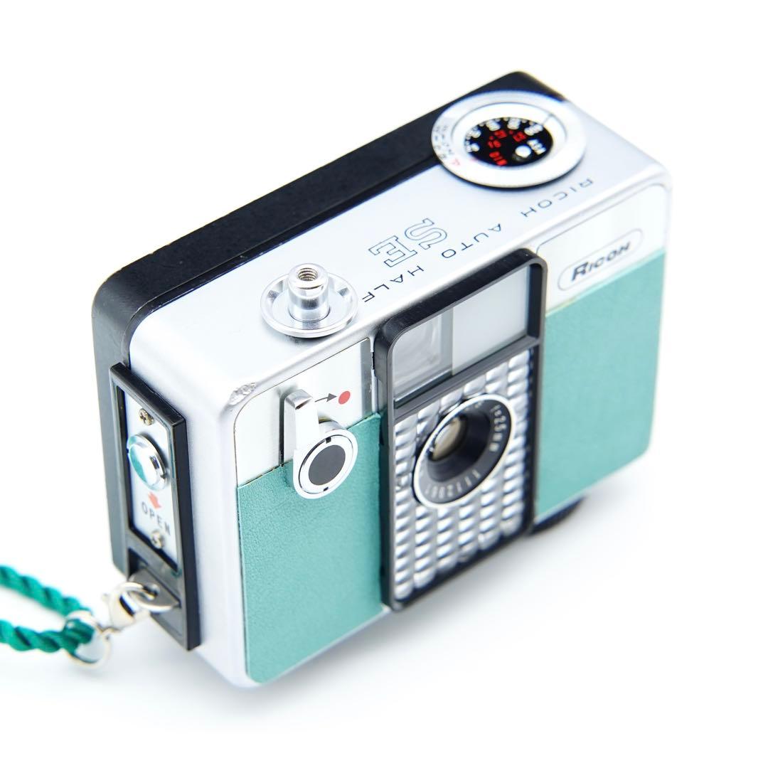 【動作確認・清掃済み＊試写あり】くすみグリーン＊リコーオートハーフSE