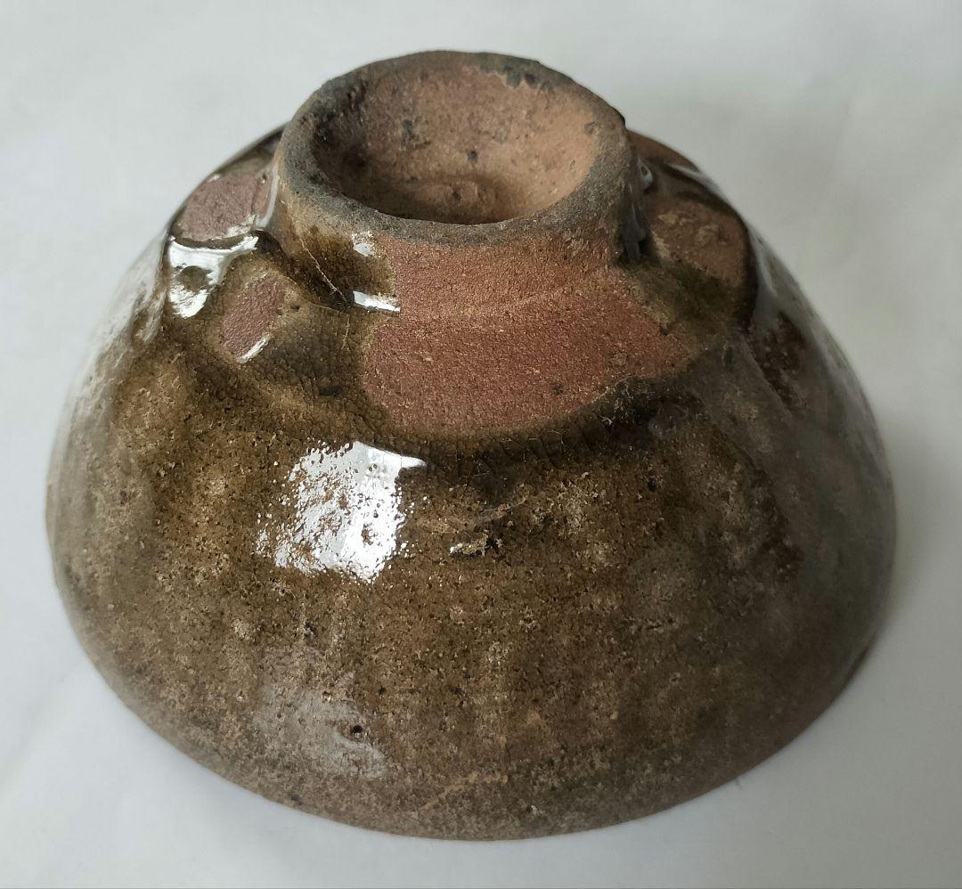 古唐津　小山路青手茶碗(発掘手)　④
