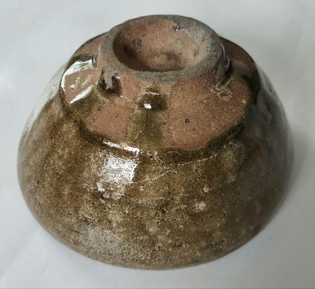 古唐津　小山路青手茶碗(発掘手)　④