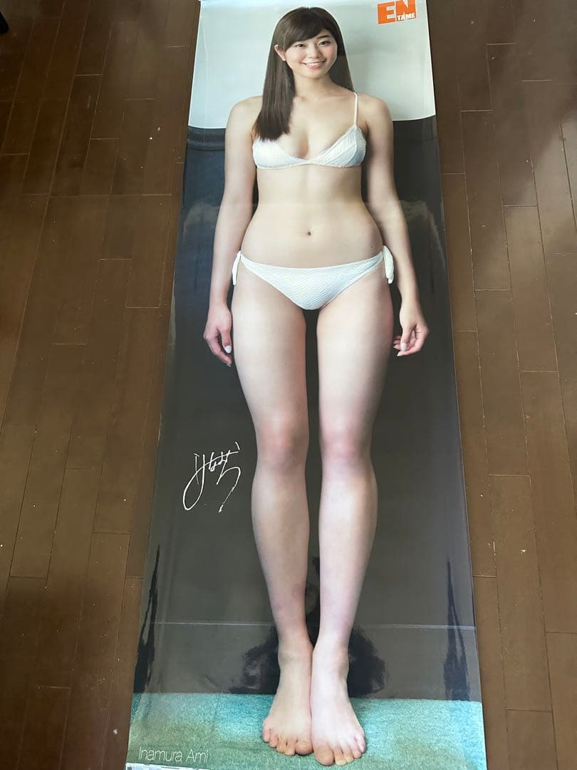 【美品】稲村亜美 等身大ポスター アサヒ芸能エンタメ 元箱付き