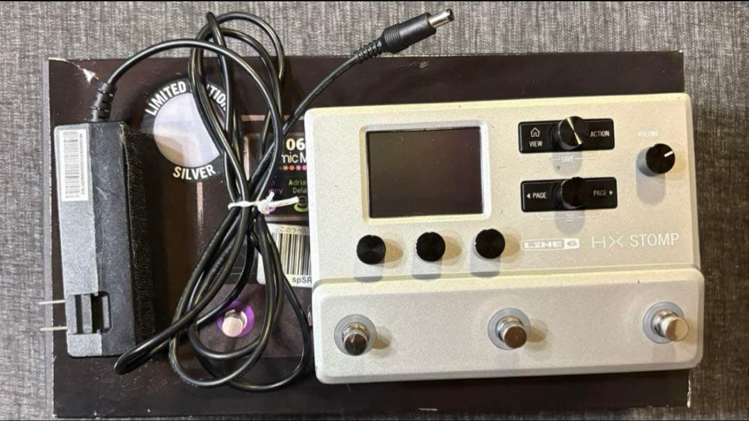 line6 hx stomp シルバーエディション