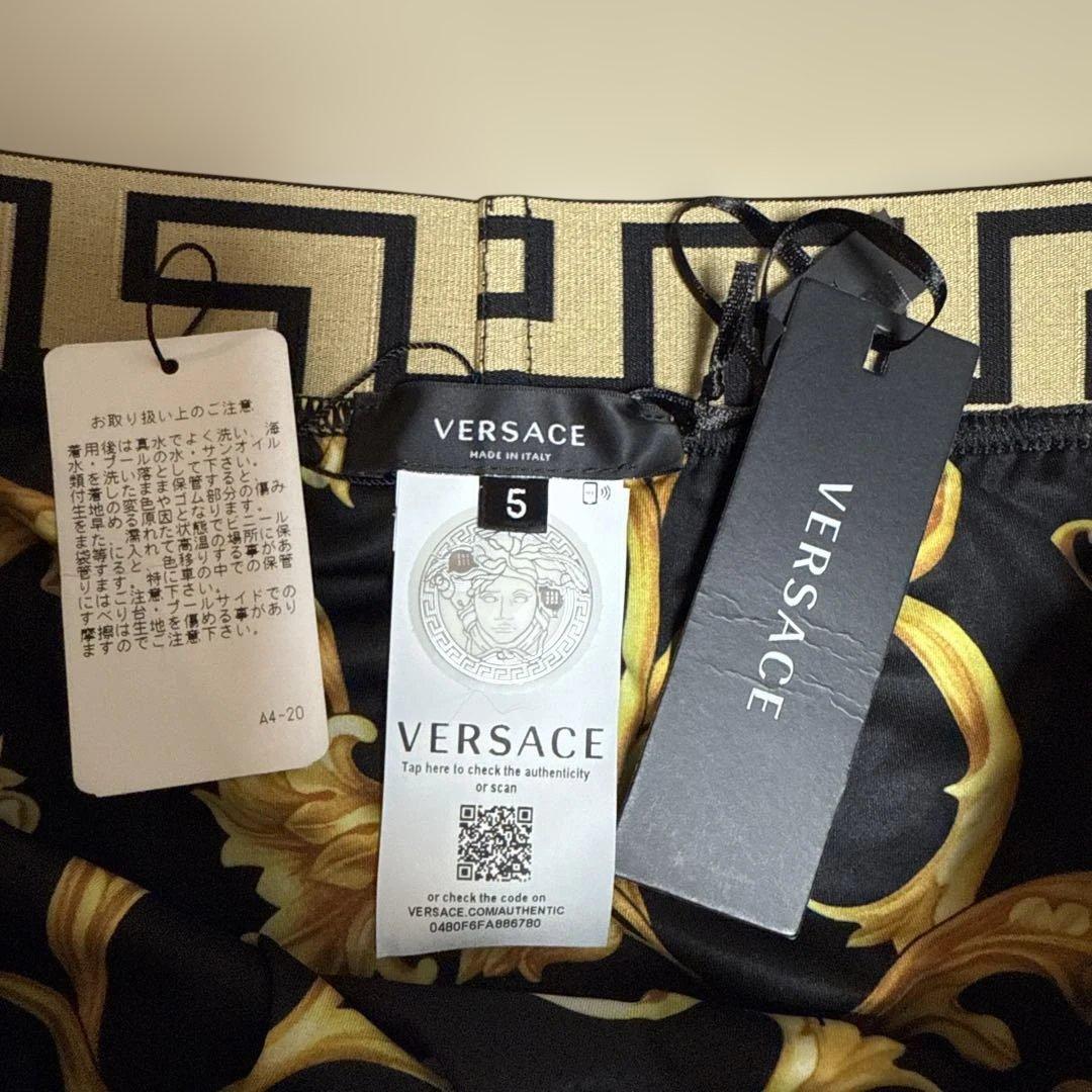 ゆき1968　VERSACE バロック柄 水着サイズ5