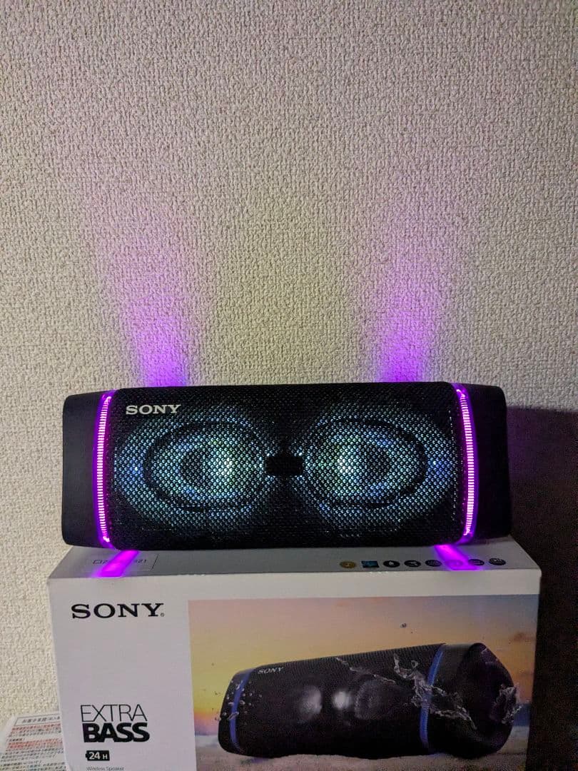 SONY EXTRA BASS スピーカー LEDライト付き　XB33