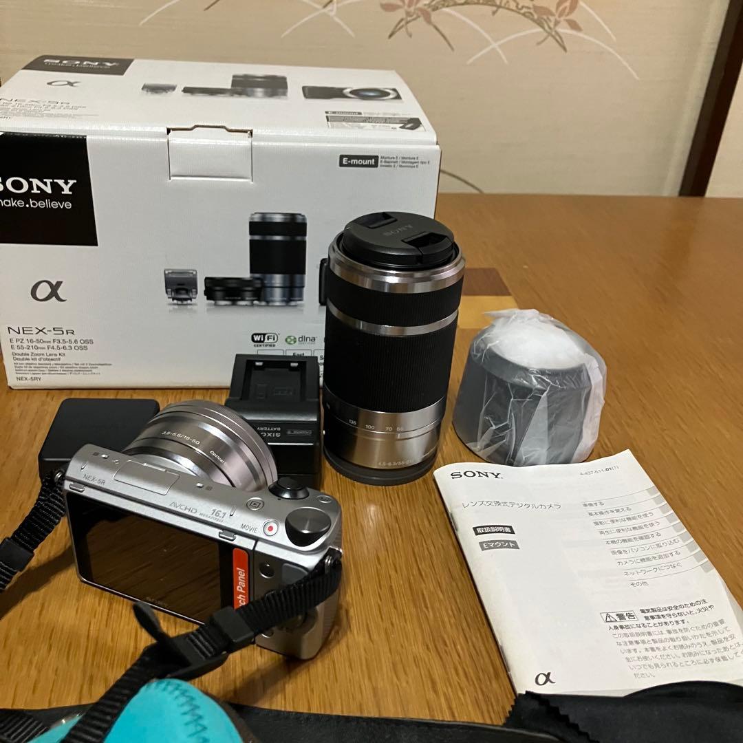 【美品】SONY NEX-5RYダブルズームレンズキット レンズ2本セット