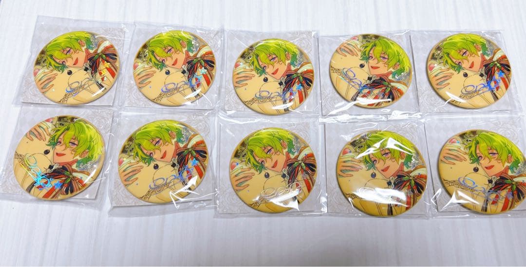 あんスタ 巴日和 中国限定 盛放缶バッジ フィーチャー 10点　b