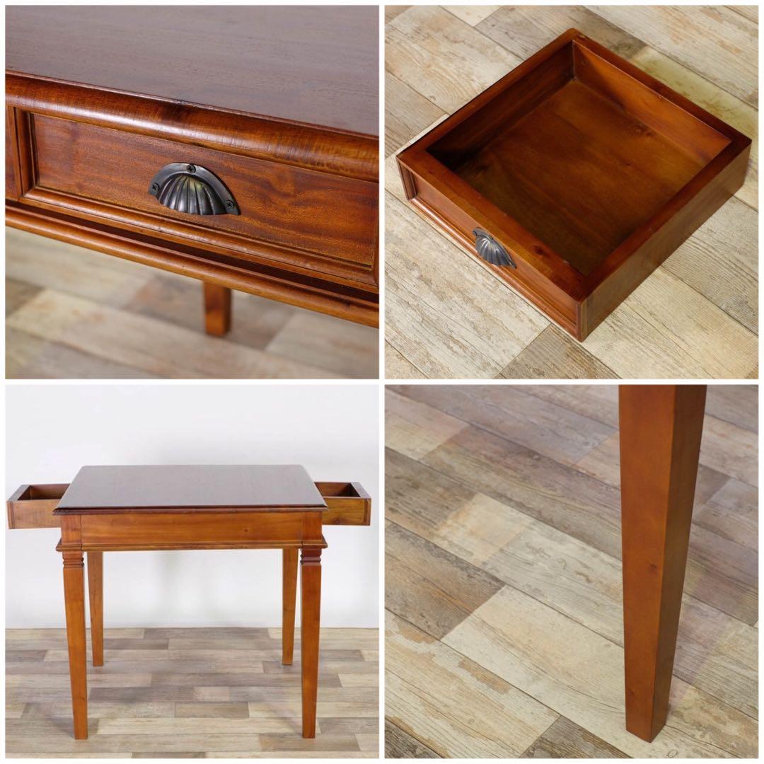 B 新品 アジアン ダイニングテーブル S カフェ カントリー アンティーク