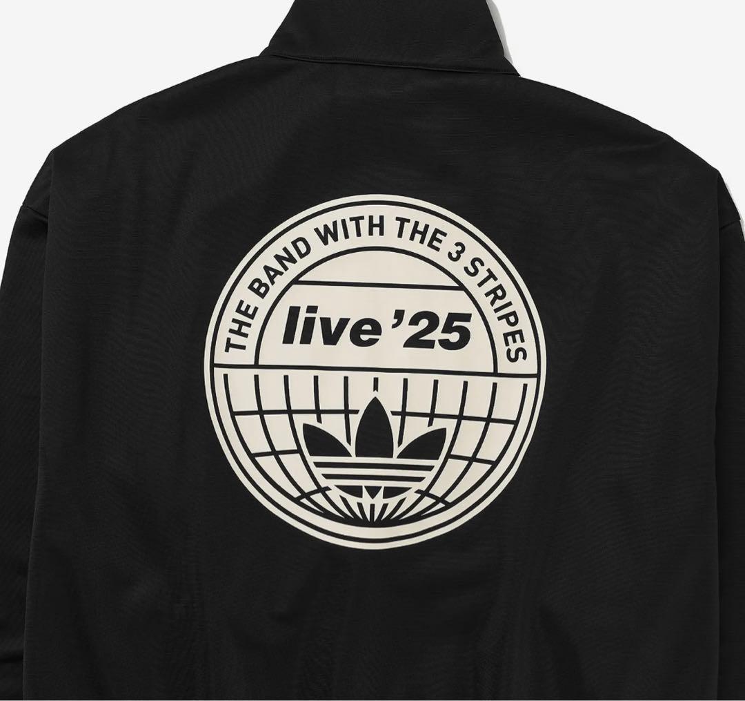 adidas x Oasis ツアー　ファイヤーバード　トップ　黒　未使用　M