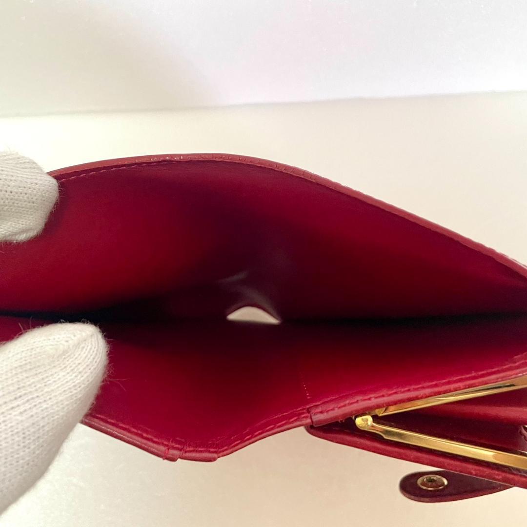 LOUIS VUITTON ヴィトン ヴェルニ ポルトフォイユ ヴィエノワ 赤系