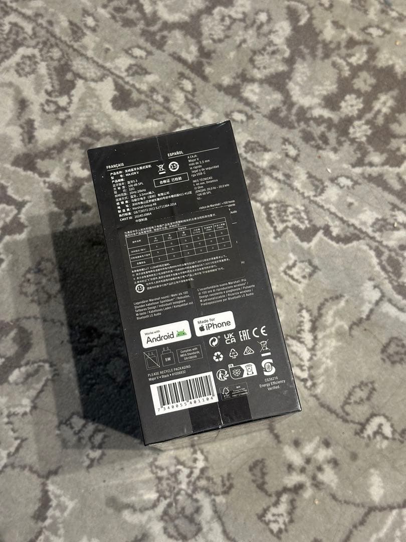 【未開封】Marshall Major V ワイヤレスヘッドホン