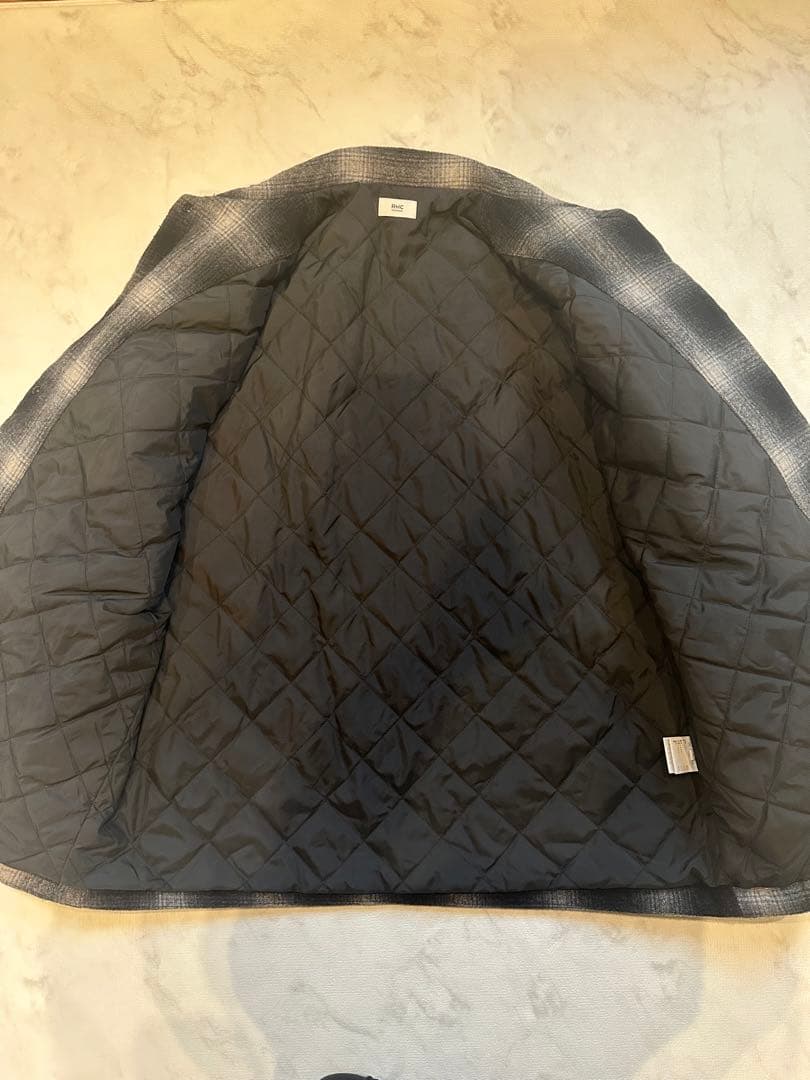 RHC ロンハーマン　オンブレチェック中綿ブルゾン