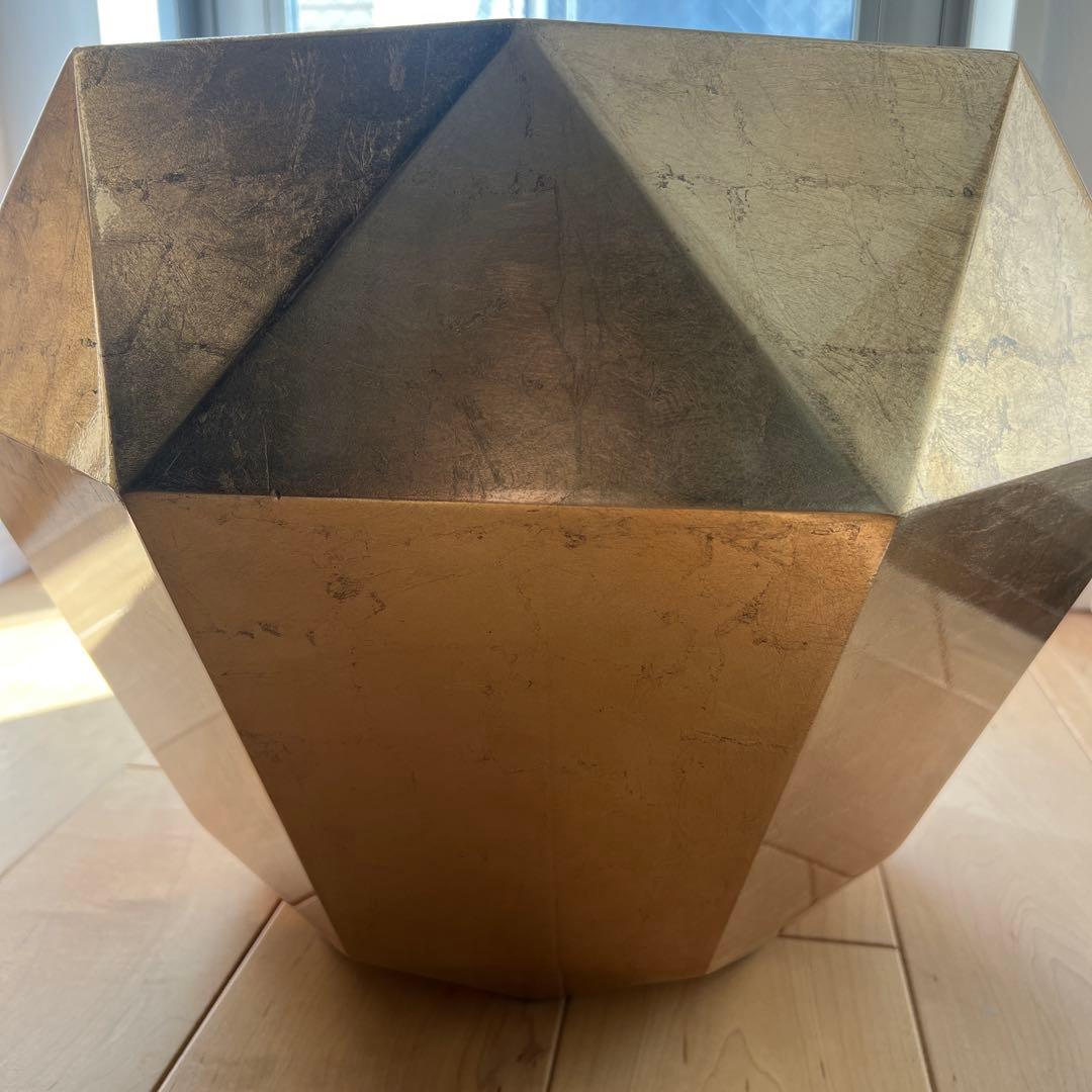 フランフラン ダイヤモンドテーブル ゴールド サイドテーブル